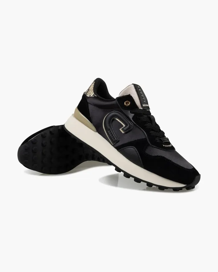 Women Cruyff Sneakers Park RunnerSatinVelvet Blackgold Women Cruyff Sneakers Park RunnerSatinVelvet Blackgold