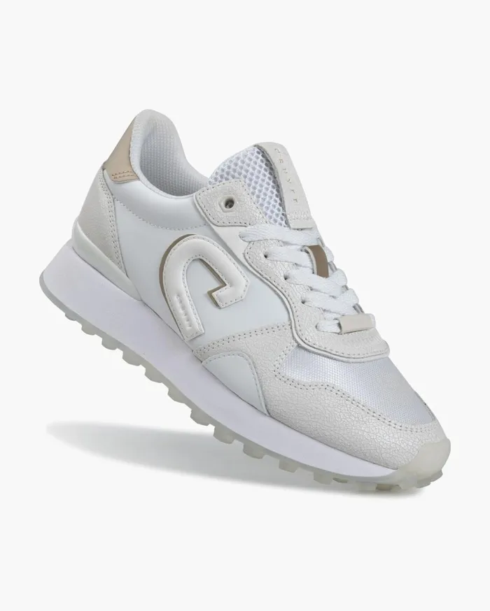 Women Cruyff Sneakers Park RunnerSuede Whitegold Women Cruyff Sneakers Park RunnerSuede Whitegold