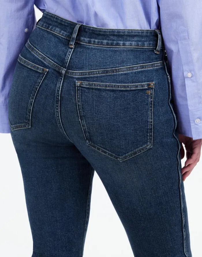 Women Curvy Stovepipe Jeans Deming Wash Madewell Jeans