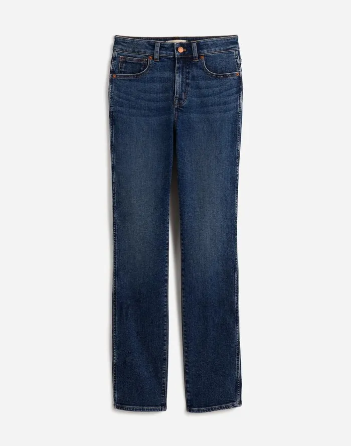 Women Curvy Stovepipe Jeans Deming Wash Madewell Jeans
