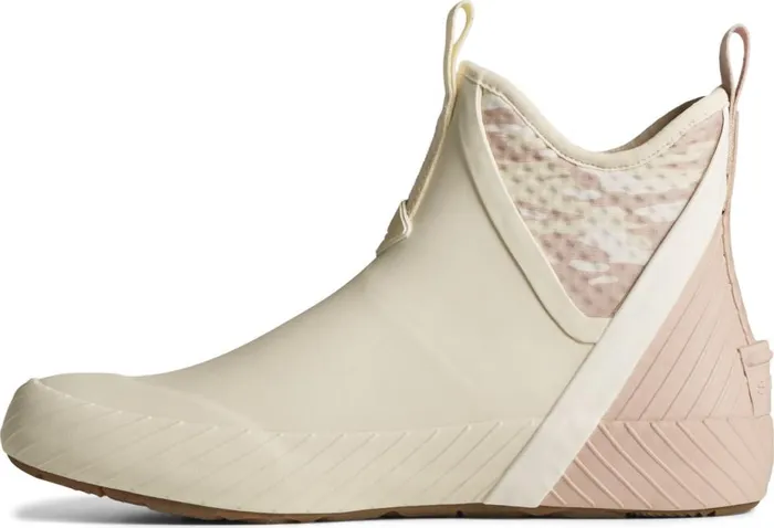 Women Cutwater Deck Boot Cream Sperry Boat Shoes