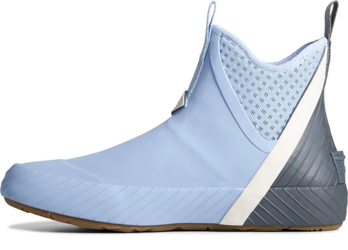Women Cutwater Deck Boot Light Blue Sperry Boat Shoes
