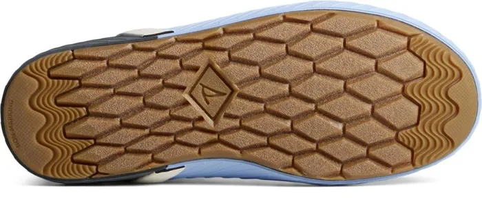 Women Cutwater Deck Boot Light Blue Sperry Boat Shoes