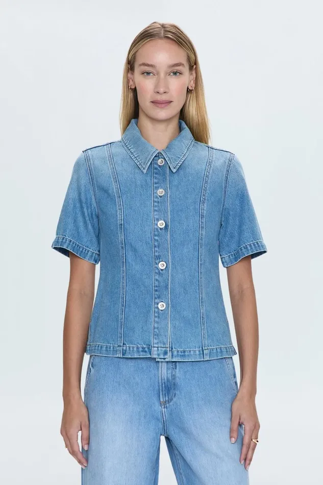Women Cyndi Denim Shirt 8211 Palo Alto Pistola Denim Tops