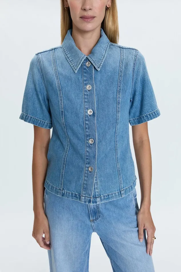 Women Cyndi Denim Shirt 8211 Palo Alto Pistola Denim Tops