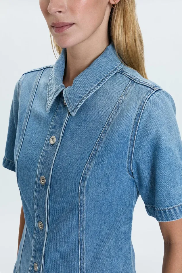 Women Cyndi Denim Shirt 8211 Palo Alto Pistola Denim Tops