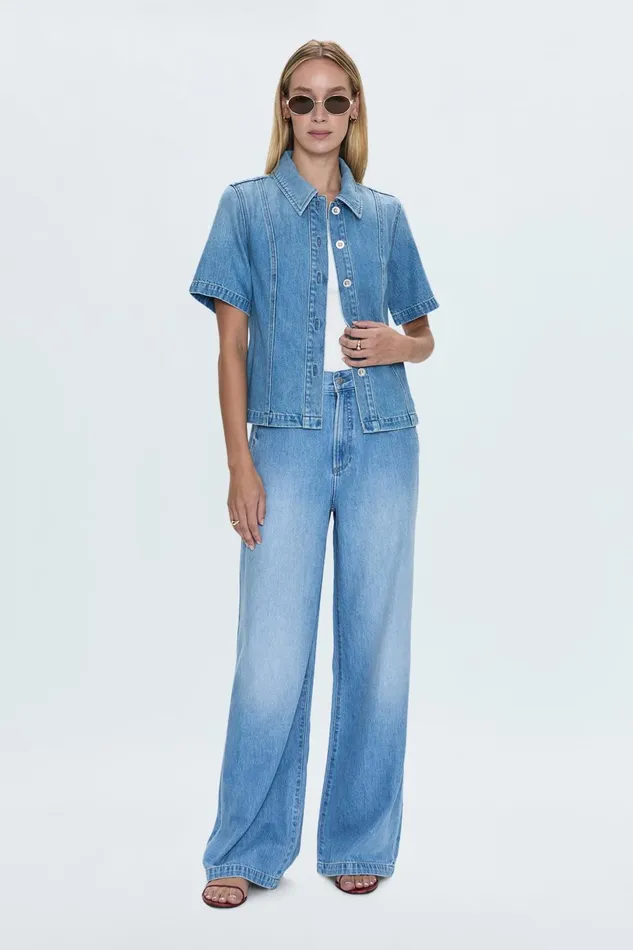 Women Cyndi Denim Shirt 8211 Palo Alto Pistola Denim Tops