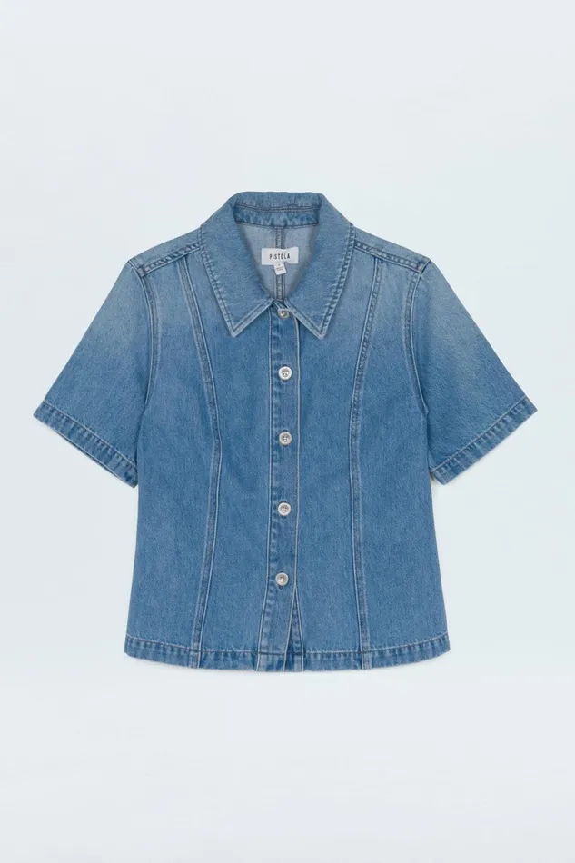 Women Cyndi Denim Shirt 8211 Palo Alto Pistola Denim Tops