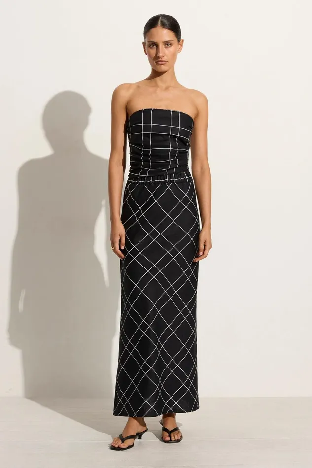 Women Dalicenca Skirt Letizia Check Black 8211 Final Sale Faithfull The Brand Skirts and Shorts Women Dalicenca Skirt Letizia Check Black 8211 Final Sale Faithfull The Brand Skirts and Shorts