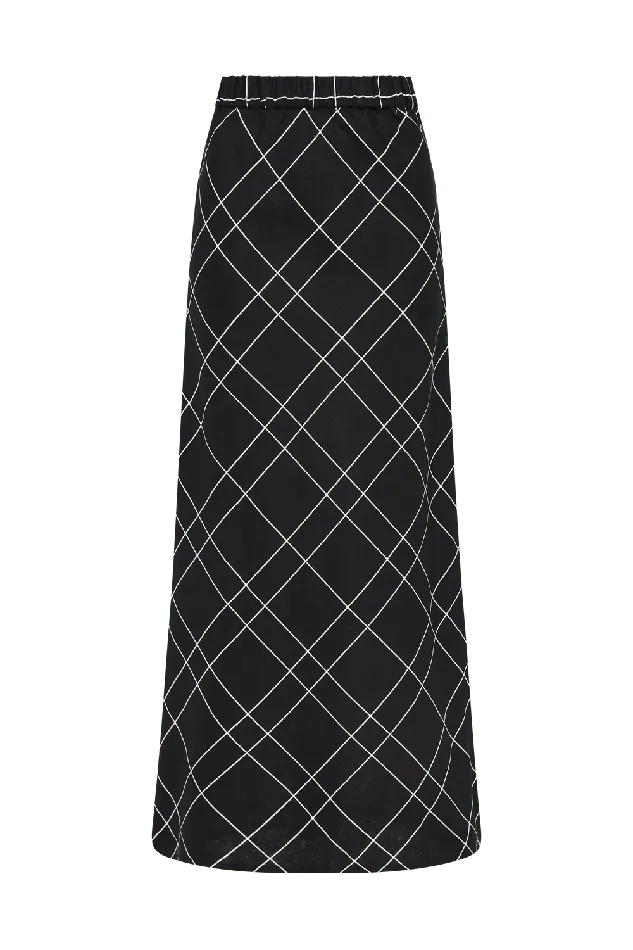Women Dalicenca Skirt Letizia Check Black 8211 Final Sale Faithfull The Brand Skirts and Shorts Women Dalicenca Skirt Letizia Check Black 8211 Final Sale Faithfull The Brand Skirts and Shorts