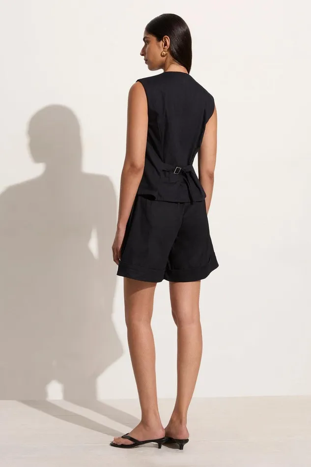 Women Delfina Vest Black Faithfull The Brand Tops Women Delfina Vest Black Faithfull The Brand Tops