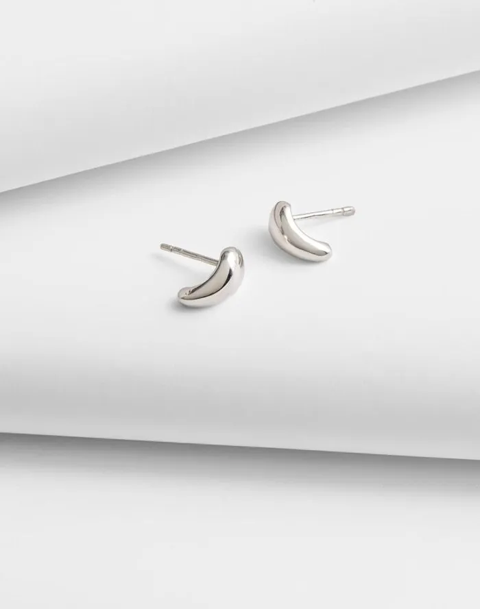 Women DemiFine Chunky Bubble Mini Stud Earring Sterling Silver Madewell Jewelry