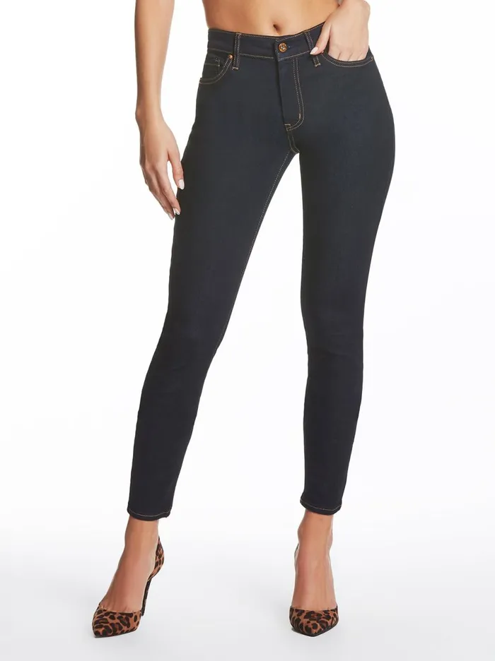 Women Denim Jessica Simpson Curvy High Rise Skinny Jean In Rustin Rustin