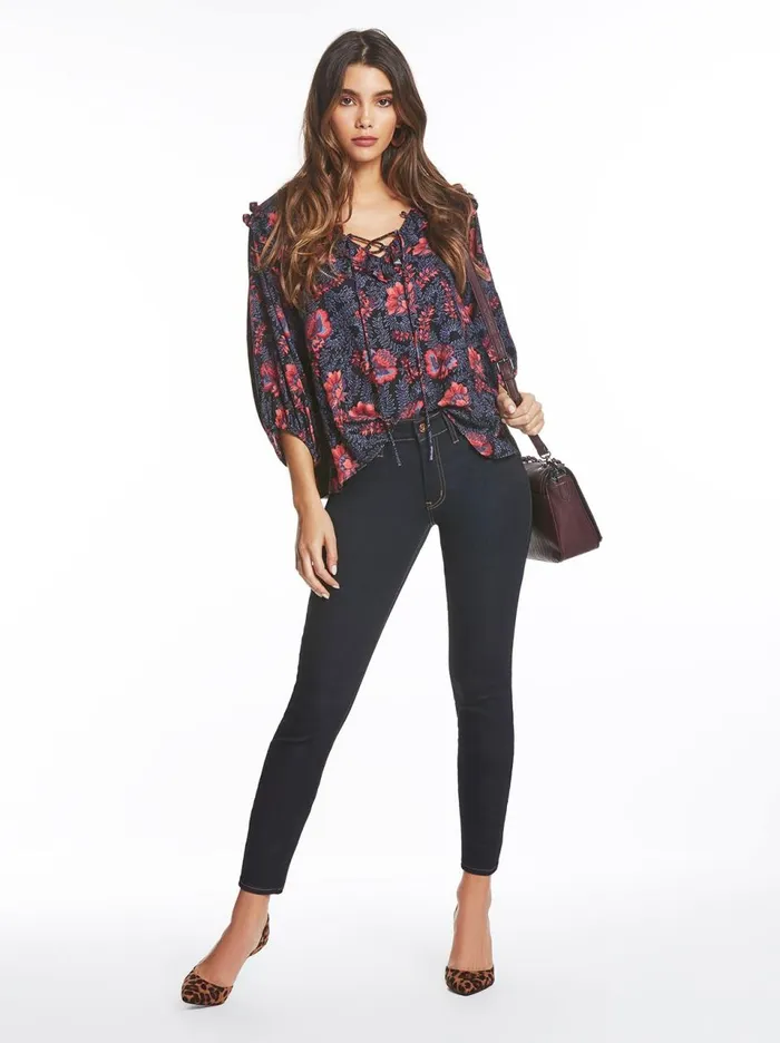 Women Denim Jessica Simpson Curvy High Rise Skinny Jean In Rustin Rustin
