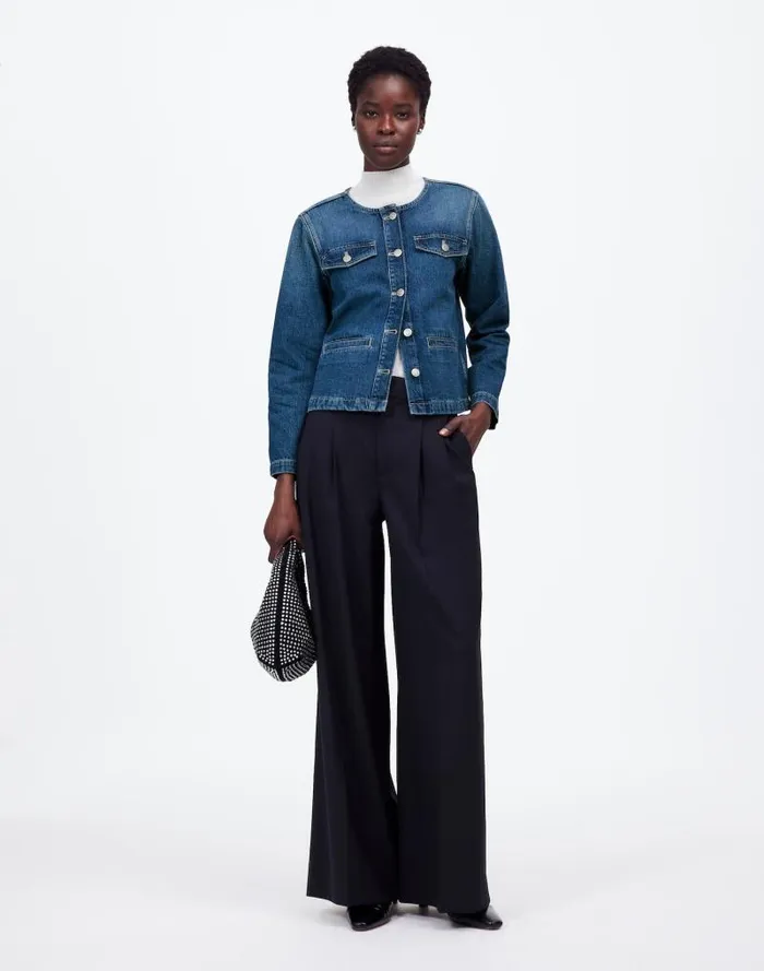 Women Denim Lady Jacket In Plymouth Wash Plymouth Wash Madewell Coats Jackets