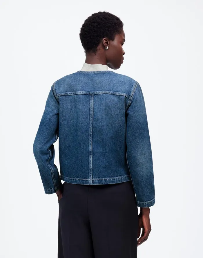 Women Denim Lady Jacket In Plymouth Wash Plymouth Wash Madewell Coats Jackets