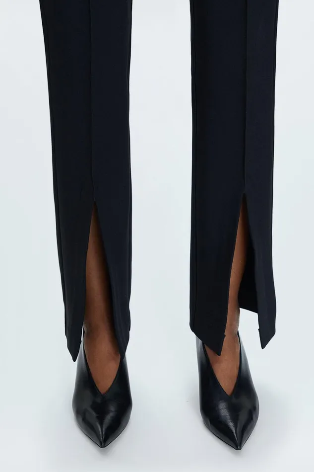 Women Diana Front Slit Trouser 8211 Black Pistola Denim Pants