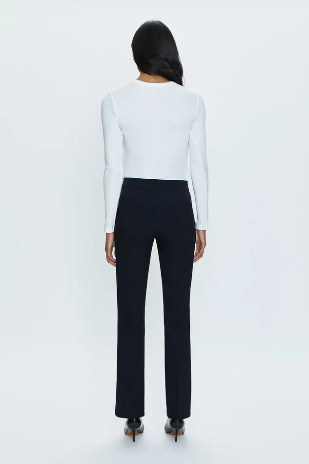 Women Diana Front Slit Trouser 8211 Black Pistola Denim Pants
