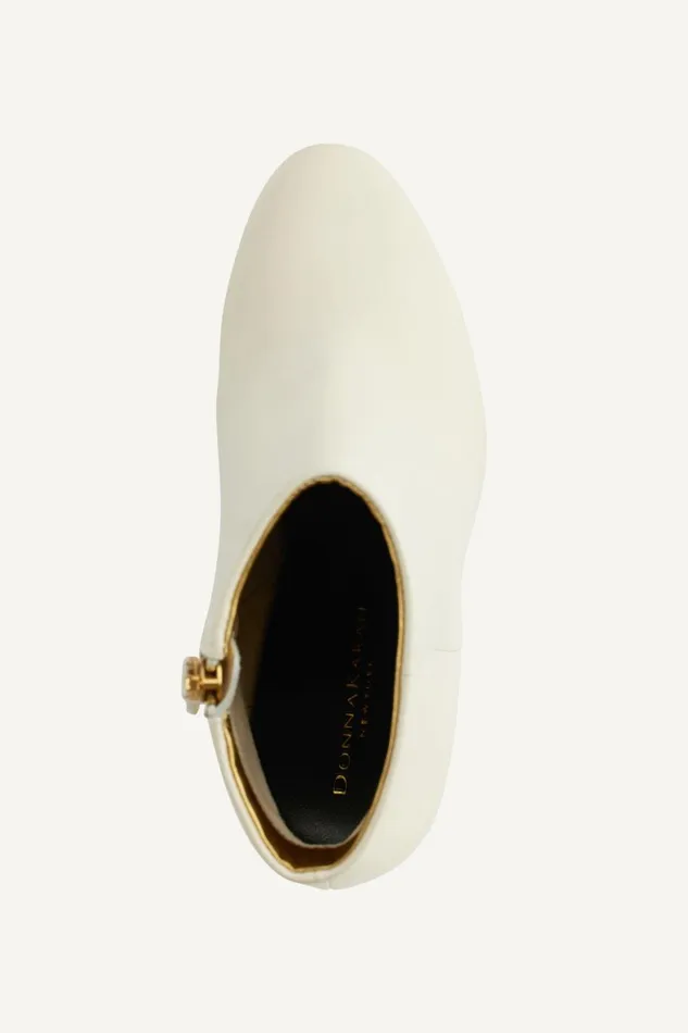 Women Donna Karan Boots And Booties WEDGE BOOTIE Ivory