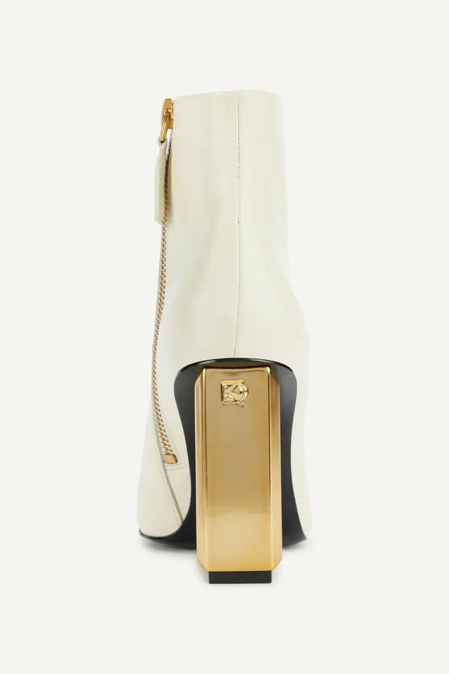 Women Donna Karan Boots And Booties WEDGE BOOTIE Ivory