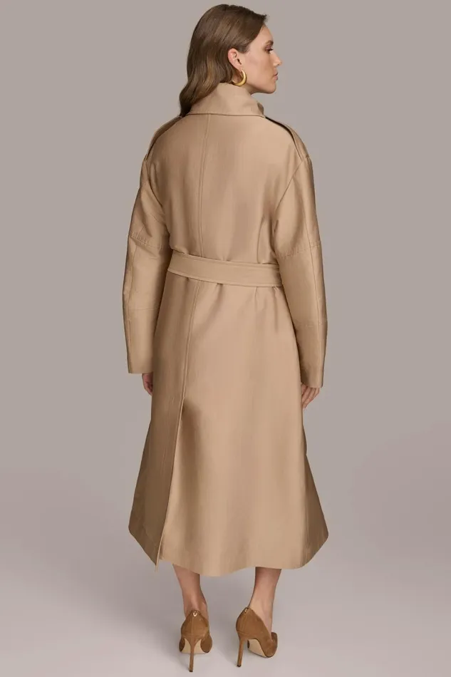 Women Donna Karan Coats And Jackets RAIN JACKET Khaki