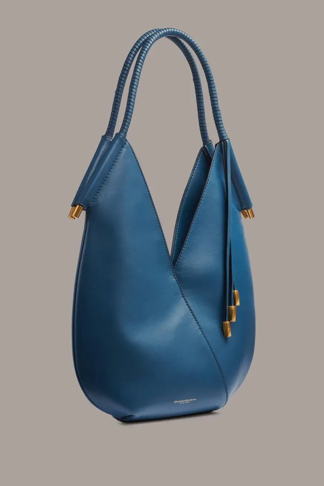 Women Donna Karan Crossbody Bags And Satchels BALDWIN MINI SHOULDER BAG Peacock