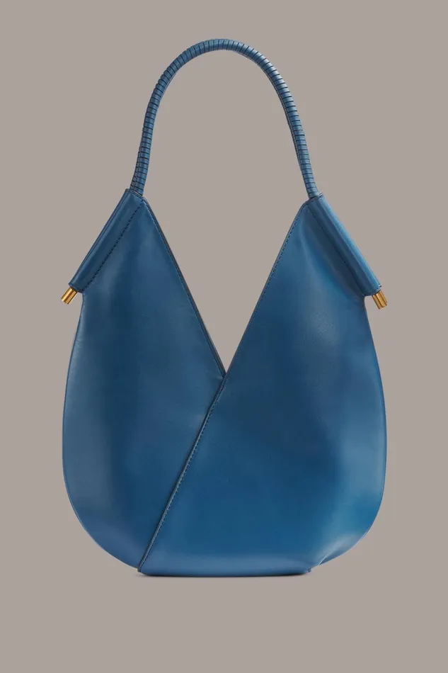 Women Donna Karan Crossbody Bags And Satchels BALDWIN MINI SHOULDER BAG Peacock