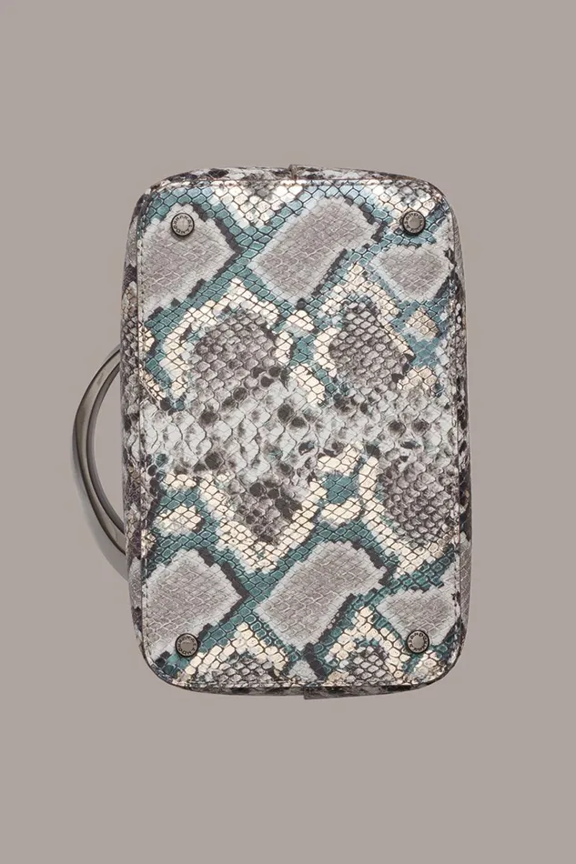 Women Donna Karan Crossbody Bags And Satchels LAWRENCE BUCKET BAG Multi Python
