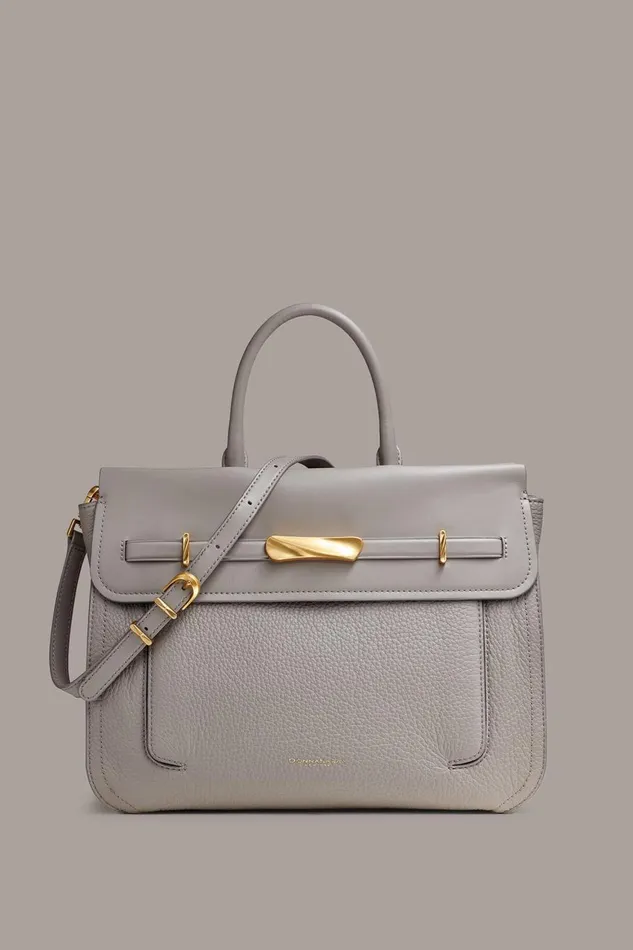 Women Donna Karan Crossbody Bags And Satchels OCEANSIDE SATCHEL Cloud