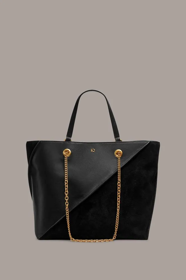 Women Donna Karan Crossbody Bags And Satchels SETAUKET TOTE Black