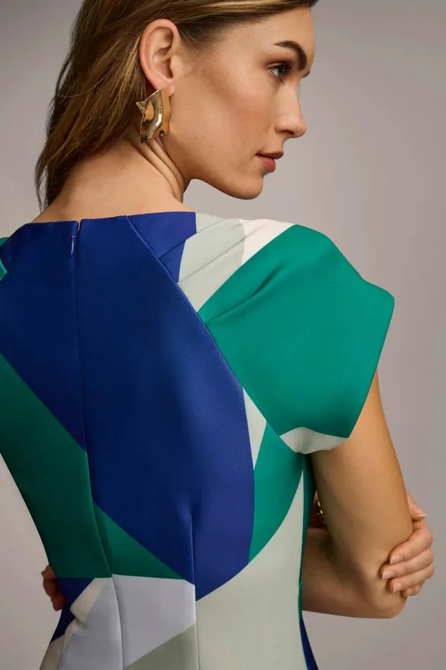 Women Donna Karan Dresses And Jumpsuits SHEATH COLORBLOCK DRESS Lawn Multi