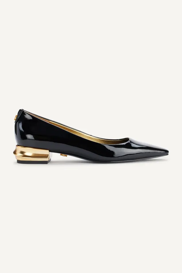 Women Donna Karan Flats And Loafers SAVITA POINTED FLAT Black
