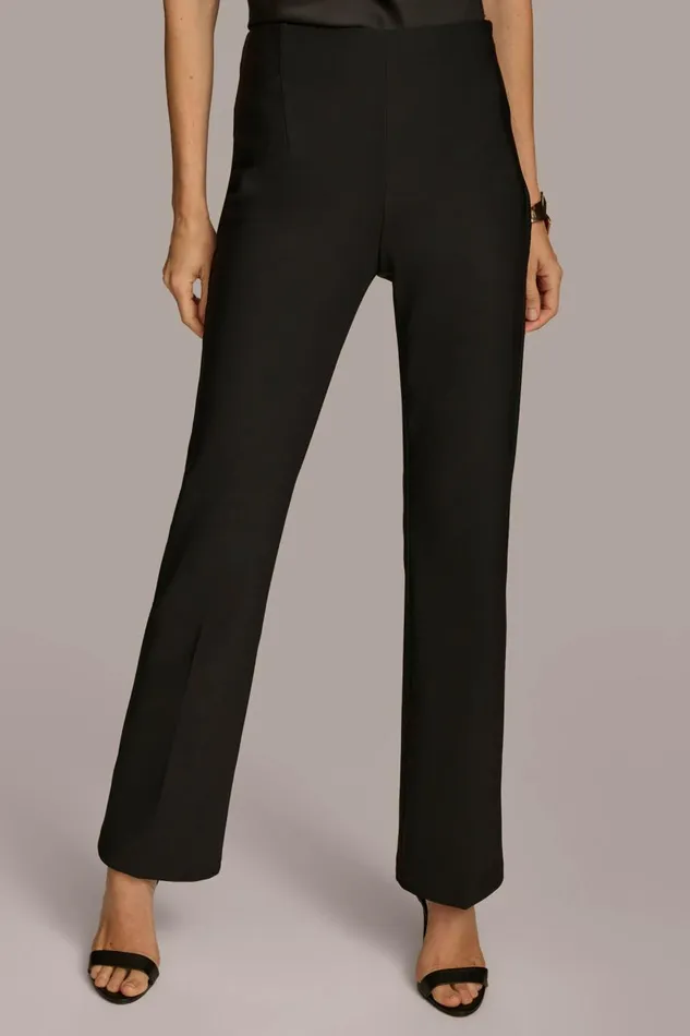 Women Donna Karan Pants PULL ON PANT Black