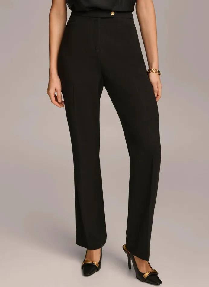 Women Donna Karan Pants UPDATED MODERN FIT PANT Black