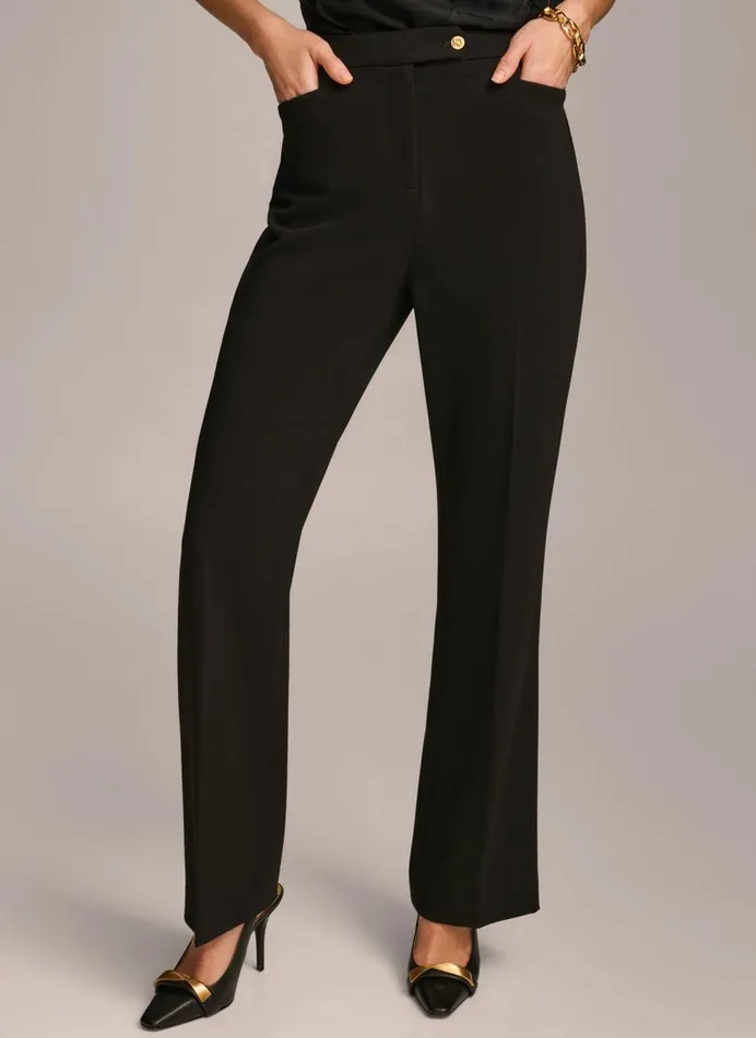Women Donna Karan Pants UPDATED MODERN FIT PANT Black