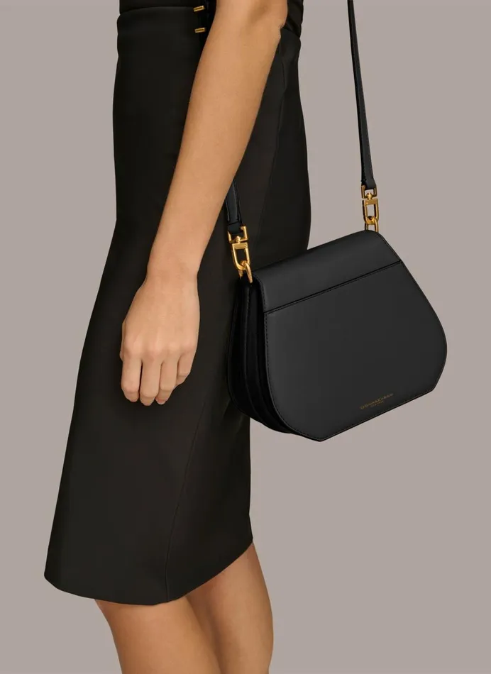Women Donna Karan Shoulder And Hobo Bags BELLEROSE CROSSBODY Black