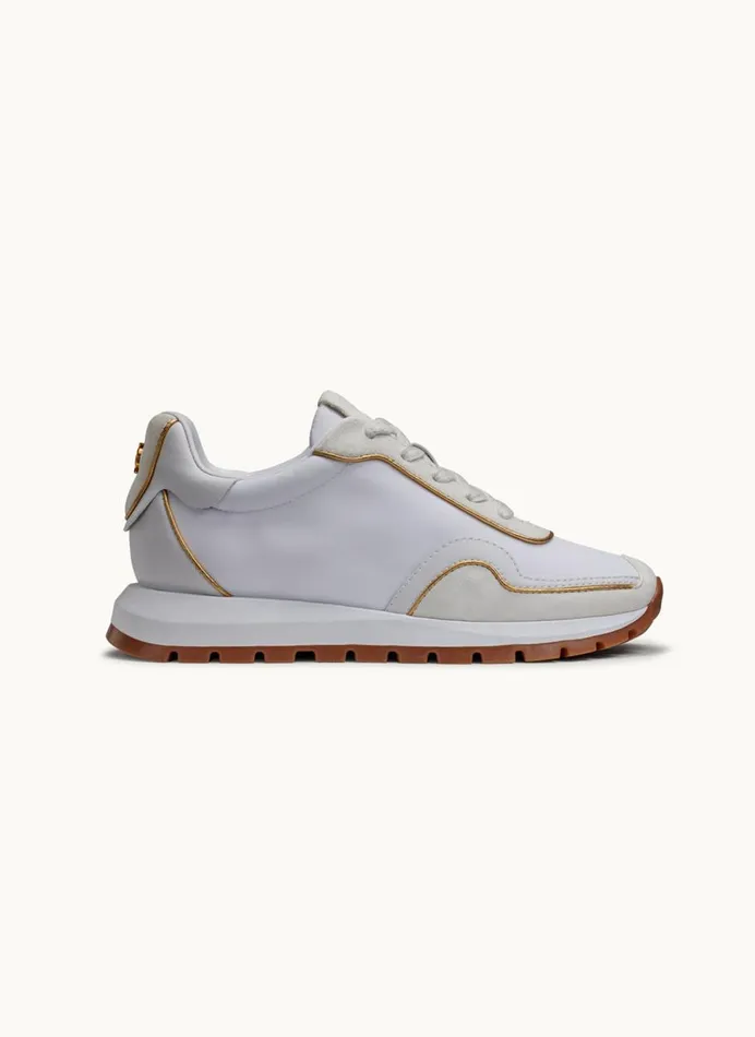 Women Donna Karan Sneakers BINX LACE UP SNEAKER Cream