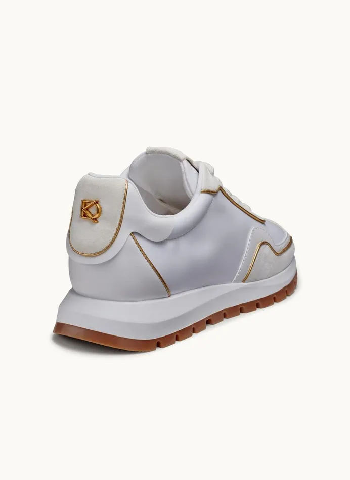 Women Donna Karan Sneakers BINX LACE UP SNEAKER Cream