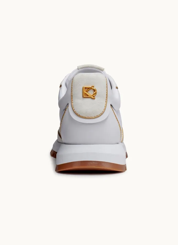 Women Donna Karan Sneakers BINX LACE UP SNEAKER Cream