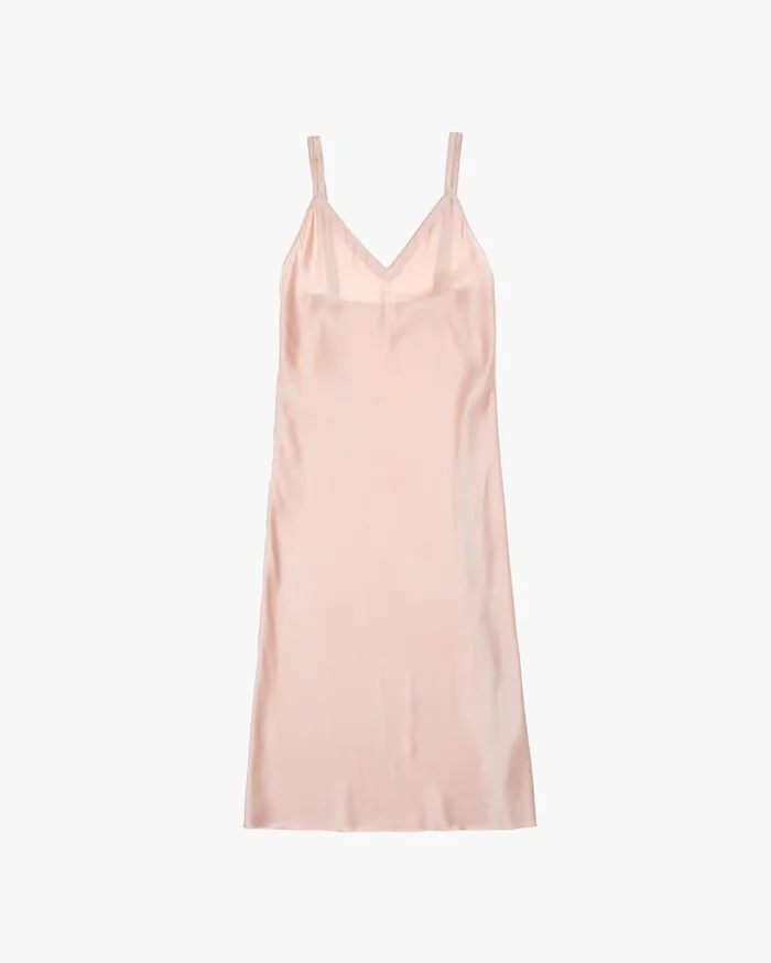 Women Double Strap Satin Slip Dress Sorbet Helmut Lang Dresses