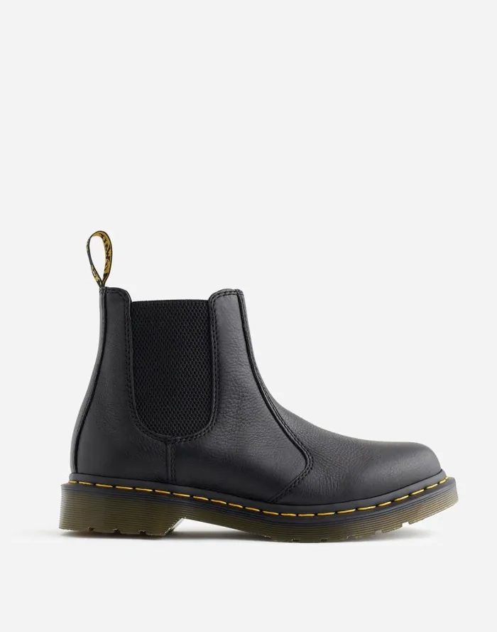 Women Dr Martens 2976 Chelsea Boots In Leather Black Virginia Madewell Boots