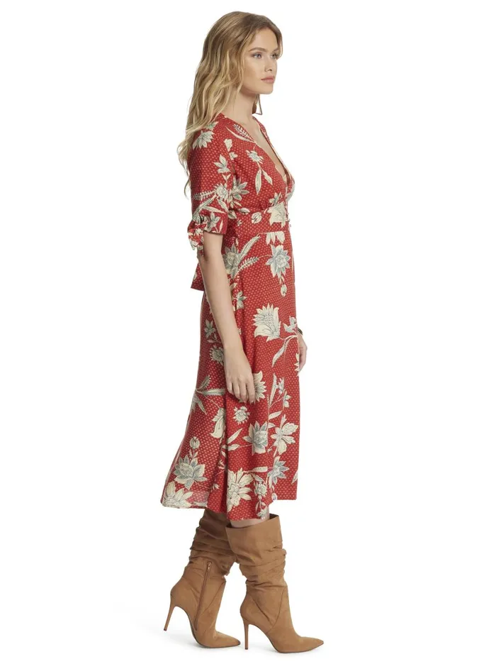 Women Dresses Jessica Simpson Cecilia Dress In Ketchup Ketchup Etched Lotus Women Dresses Jessica Simpson Cecilia Dress In Ketchup Ketchup Etched Lotus