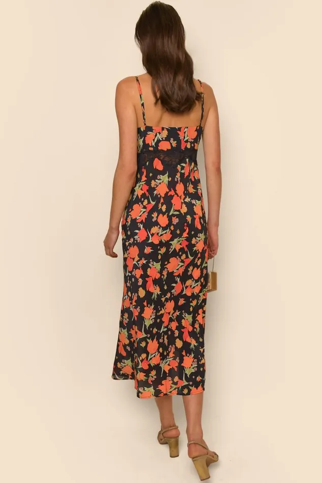 Women Dresses RIXO Amora Havana Floral Black Women Dresses RIXO Amora Havana Floral Black