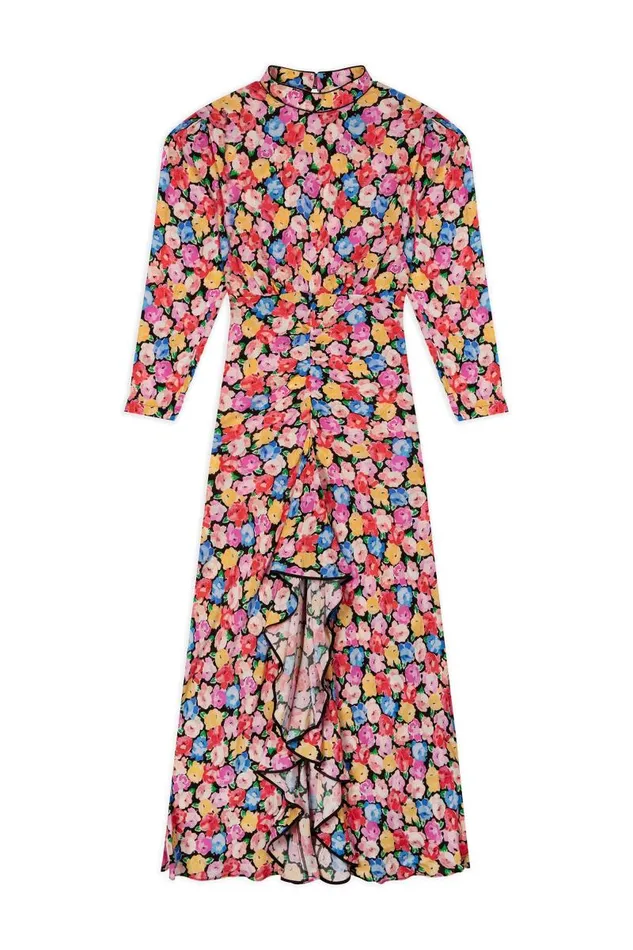 Women Dresses RIXO Cherie Multi English Rose Women Dresses RIXO Cherie Multi English Rose