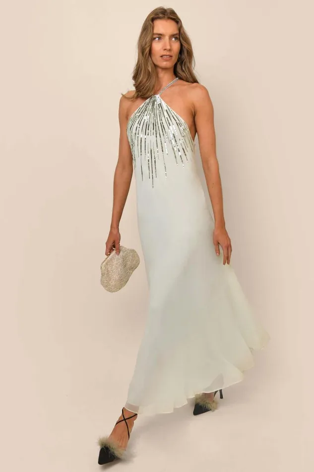 Women Dresses RIXO Elma Mint Women Dresses RIXO Elma Mint