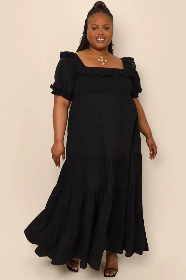 Women Dresses RIXO Joanie Black Women Dresses RIXO Joanie Black