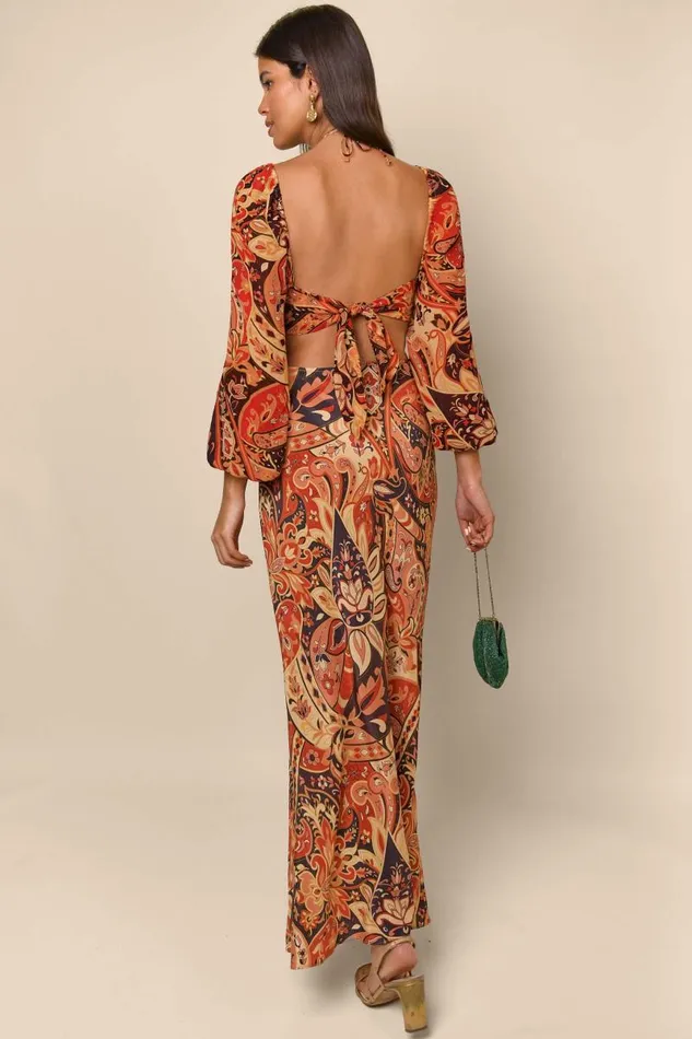 Women Dresses RIXO Kamilla Grace Paisley Canyon