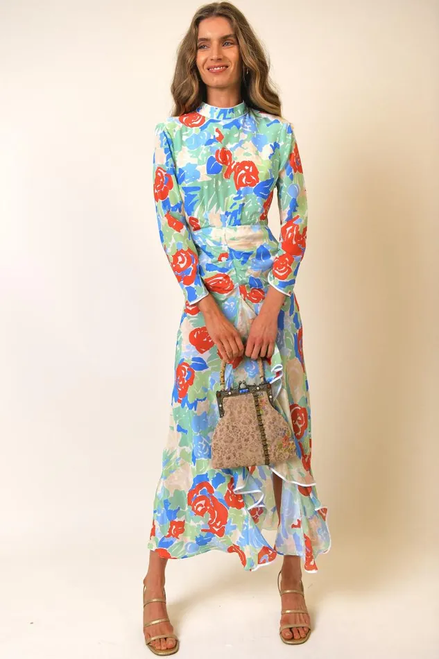 Women Dresses RIXO Lucy Collage Floral