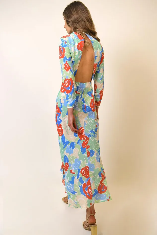 Women Dresses RIXO Lucy Collage Floral Women Dresses RIXO Lucy Collage Floral