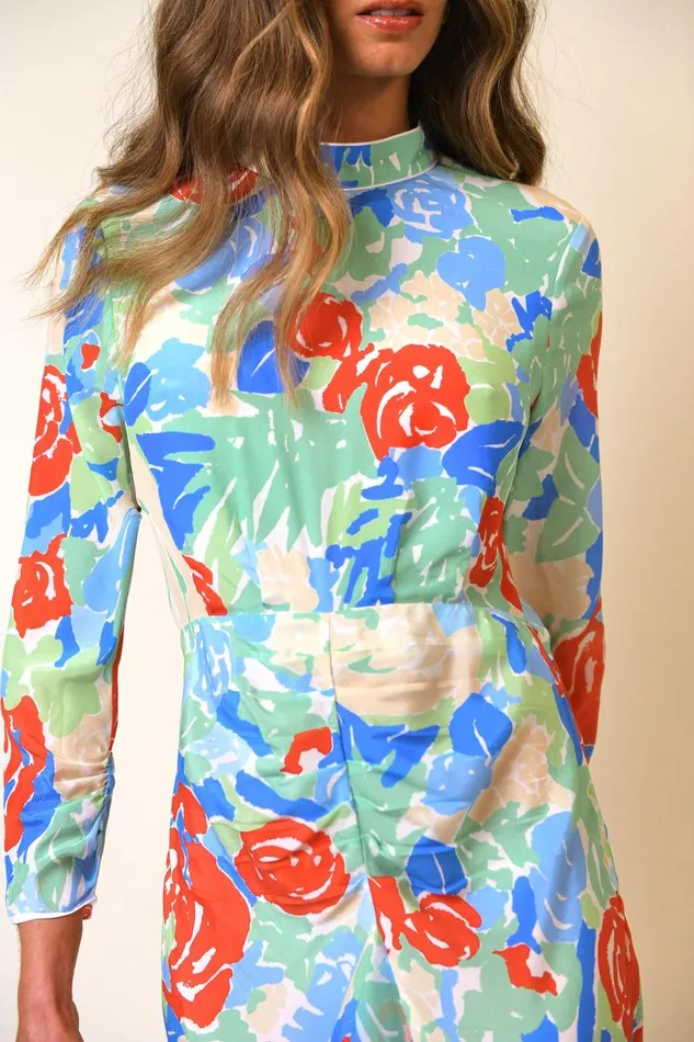 Women Dresses RIXO Lucy Collage Floral Women Dresses RIXO Lucy Collage Floral